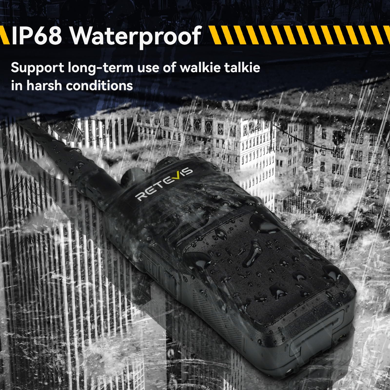 Foto 3 pulgar | Walkie Talkie Retevis P2 Ip68 Resistente Al Agua De Largo Alcance (paquete De 3) - Venta Internacional.