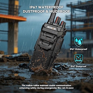 Foto 3 | Walkie Talkies Retevis Rt48 A Prueba De Agua Con Micrófono De 1200 Mah (paquete De 6) - Venta Internacional.