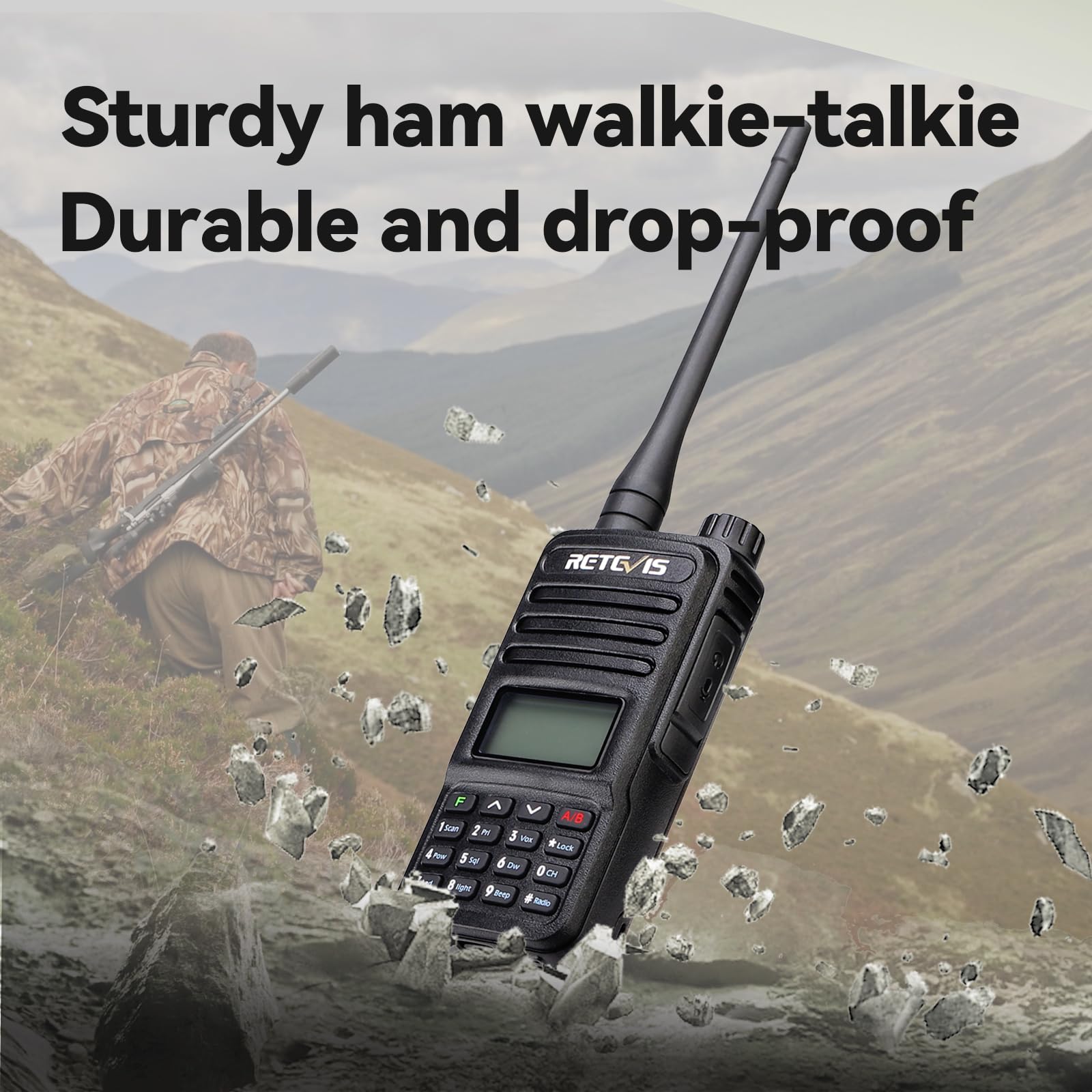Foto 5 pulgar | Walkie Talkies Retevis Rt85 De Doble Banda De Largo Alcance, Paquete De 2 - Venta Internacional.