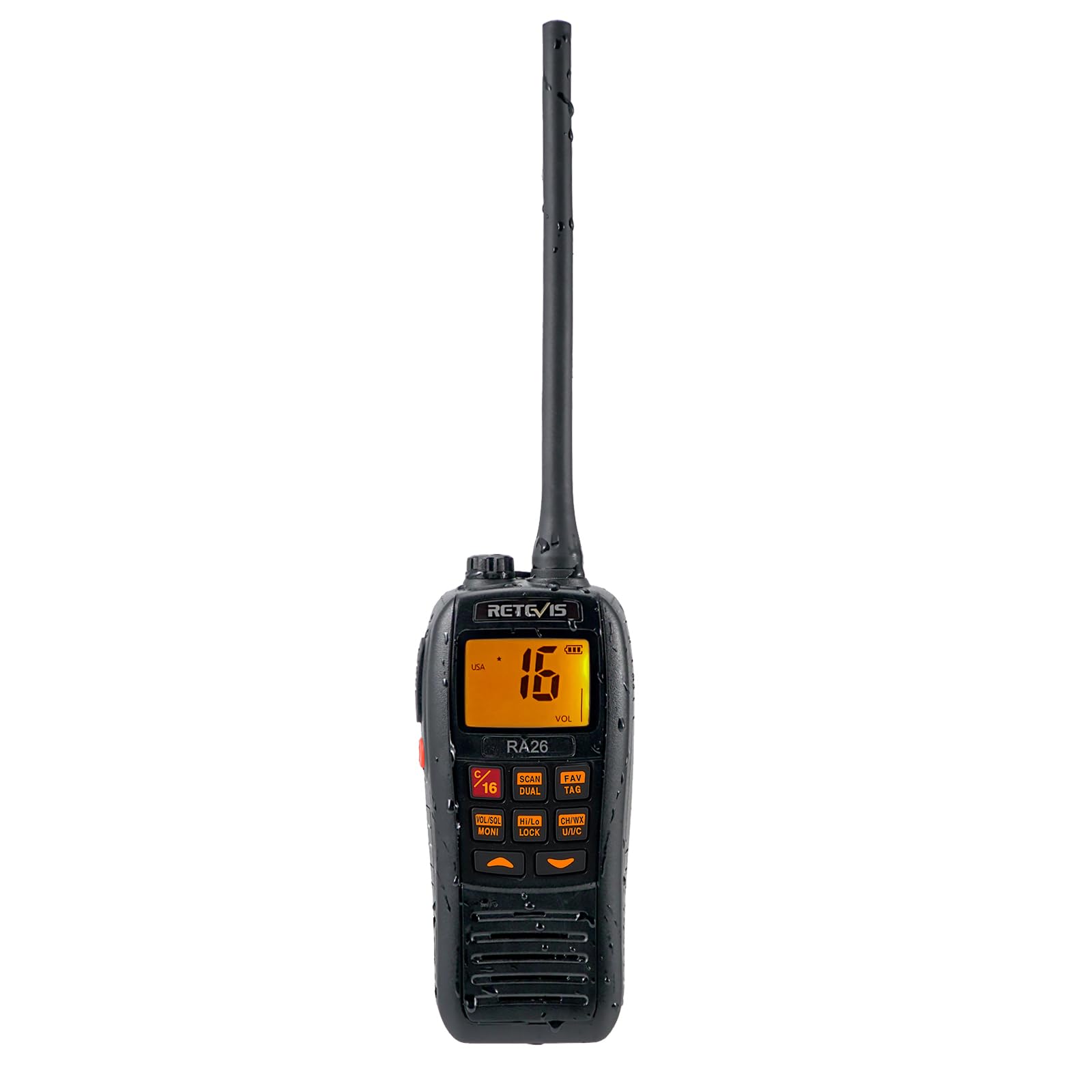 Foto 1 | Radio Marina Portátil Retevis Ra26, Radio Marina Flotante Ip67, Sumergible, Impermeable, 1500 Mah, C - Venta Interna