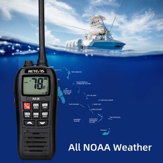 Foto 7 | Radio Marina Portátil Retevis Ra26, Radio Marina Flotante Ip67, Sumergible, Impermeable, 1500 Mah, C - Venta Interna