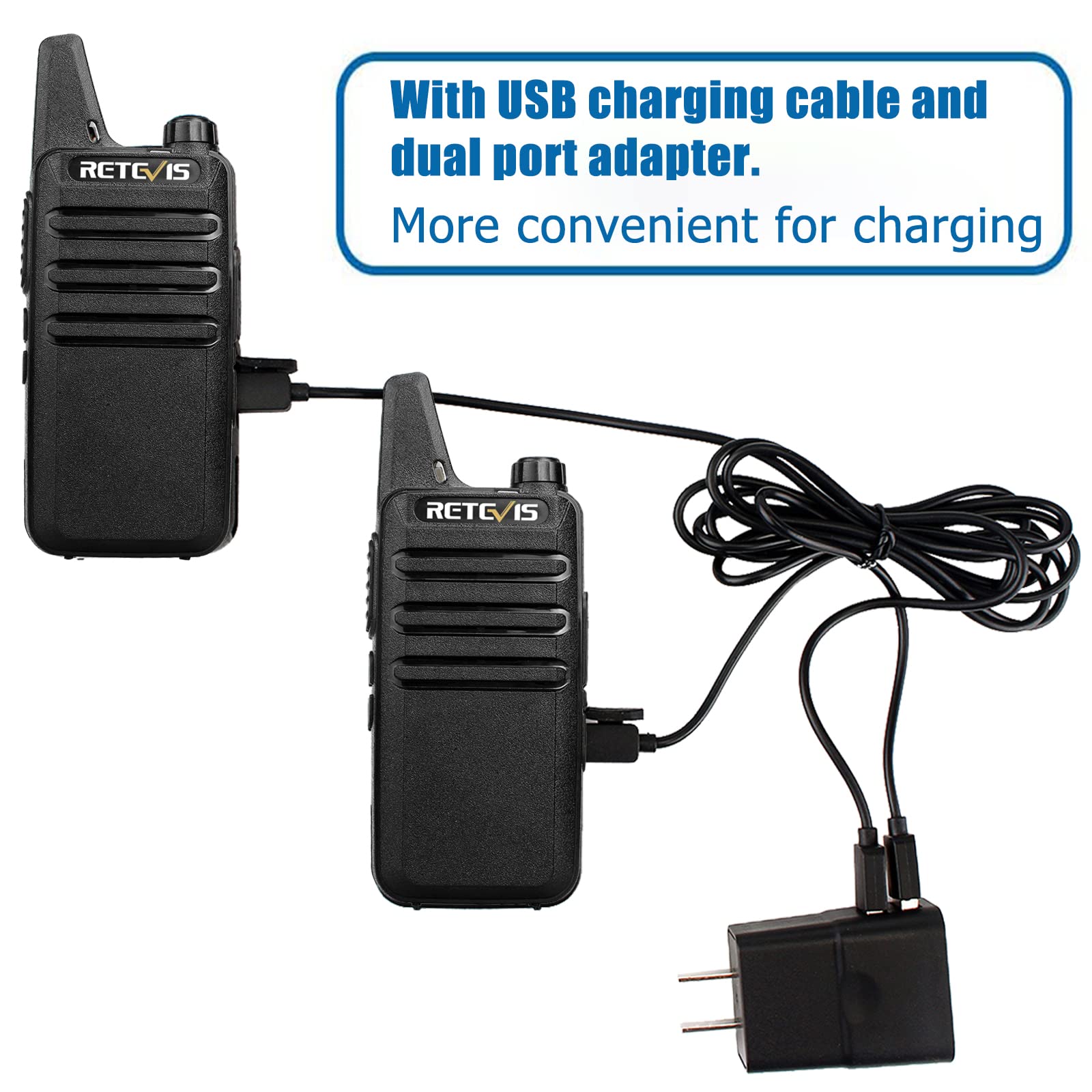 Foto 5 pulgar | Walkie Talkies Retevis Rt22 Recargables De Largo Alcance (paquete De 4) - Venta Internacional.