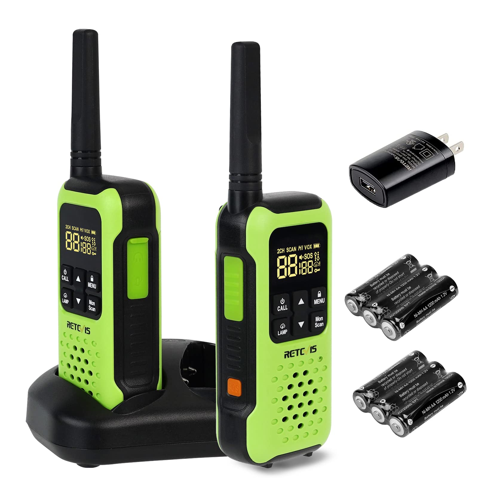 Foto 2 pulgar | Walkie Talkies Retevis Rt49p A Prueba De Agua Ip67 Con Linterna - Venta Internacional.
