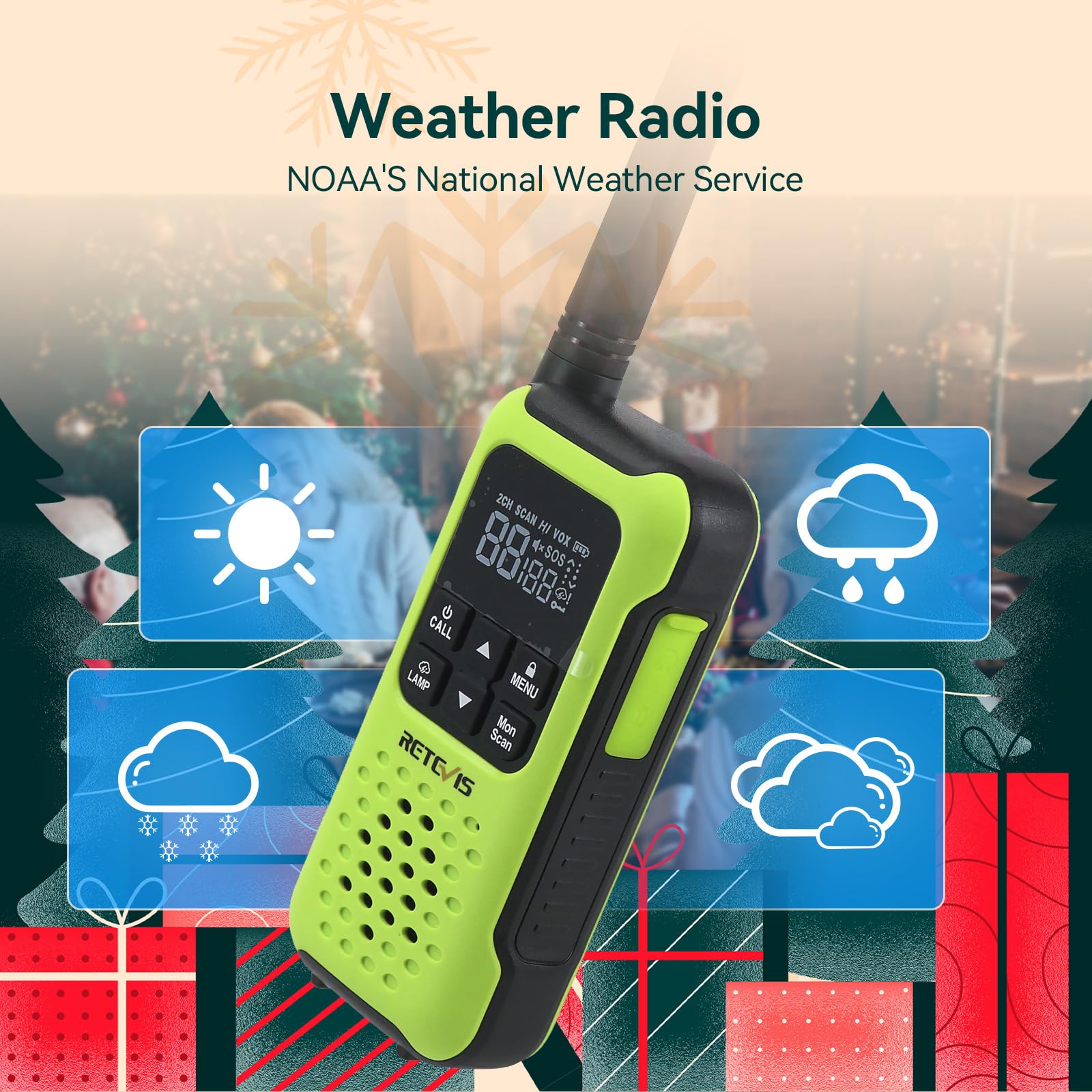Foto 4 | Walkie Talkies Retevis Rt49p A Prueba De Agua Ip67 Con Linterna - Venta Internacional.