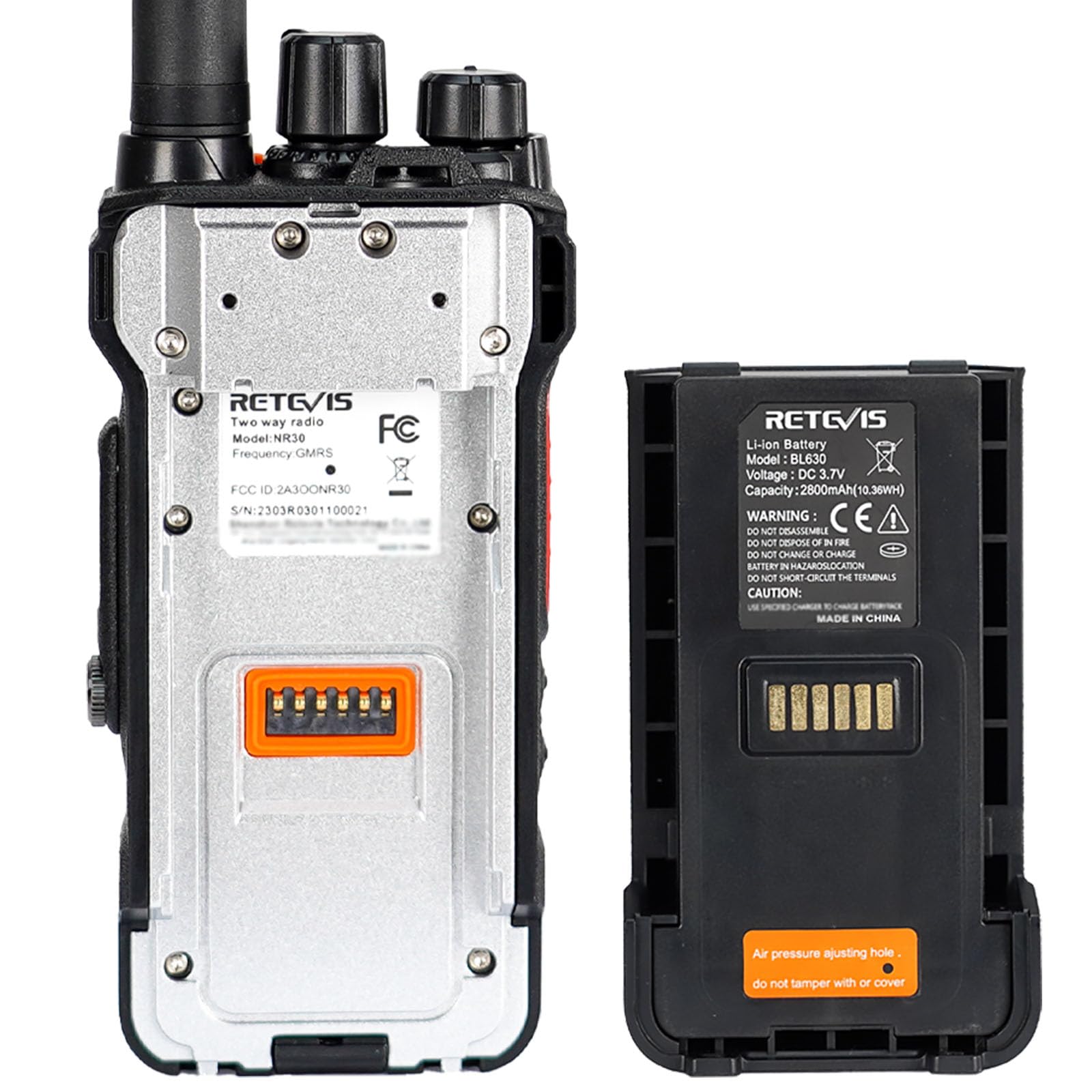 Foto 7 | Radios Bidireccionales Retevis Nr30 Gmrs De Largo Alcance A Prueba De Agua (paquete De 6) - Venta Internacional.