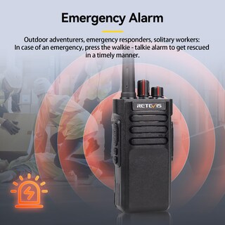 Foto 7 | Radio Bidireccional Retevis Rt29 De Largo Alcance Con Micrófono Ip67 A Prueba De Agua - Venta Internacional.