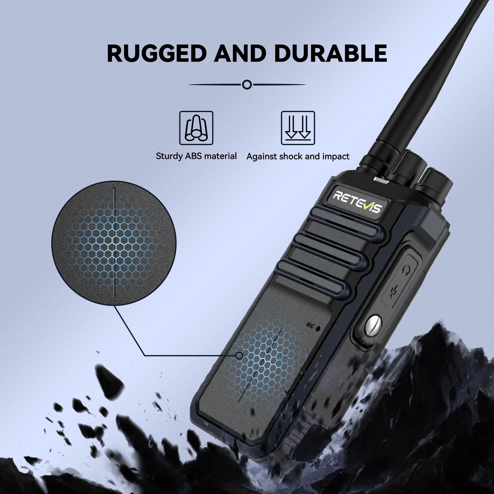 Foto 6 | Radio De 2 Vías Gmrs Walkie Talkies Retevis Rt86a De Largo Alcance - Venta Internacional.