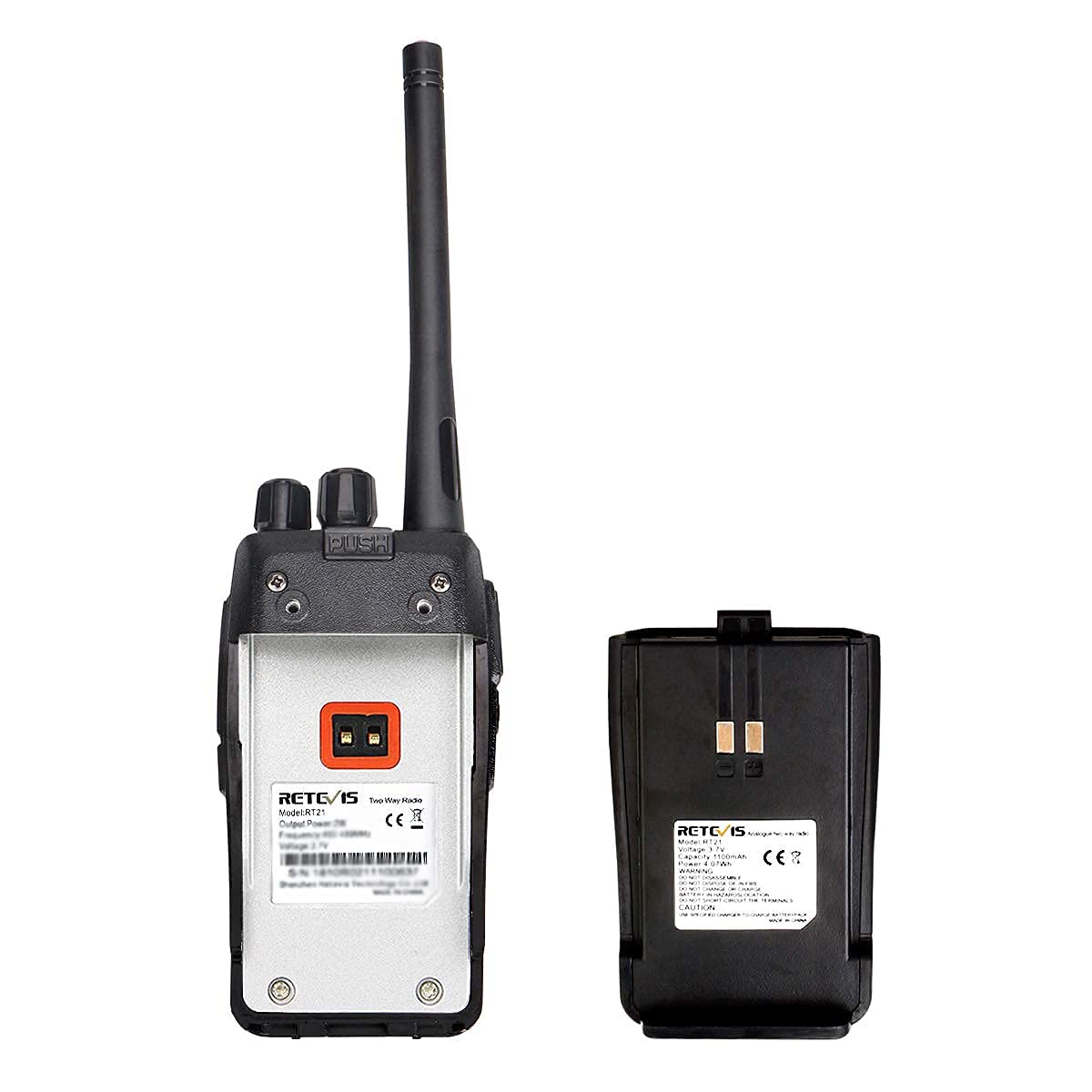 Foto 6 | Walkie Talkies Retevis Rt21, 3000 Mah, Recargables (paquete De 10) - Venta Internacional.