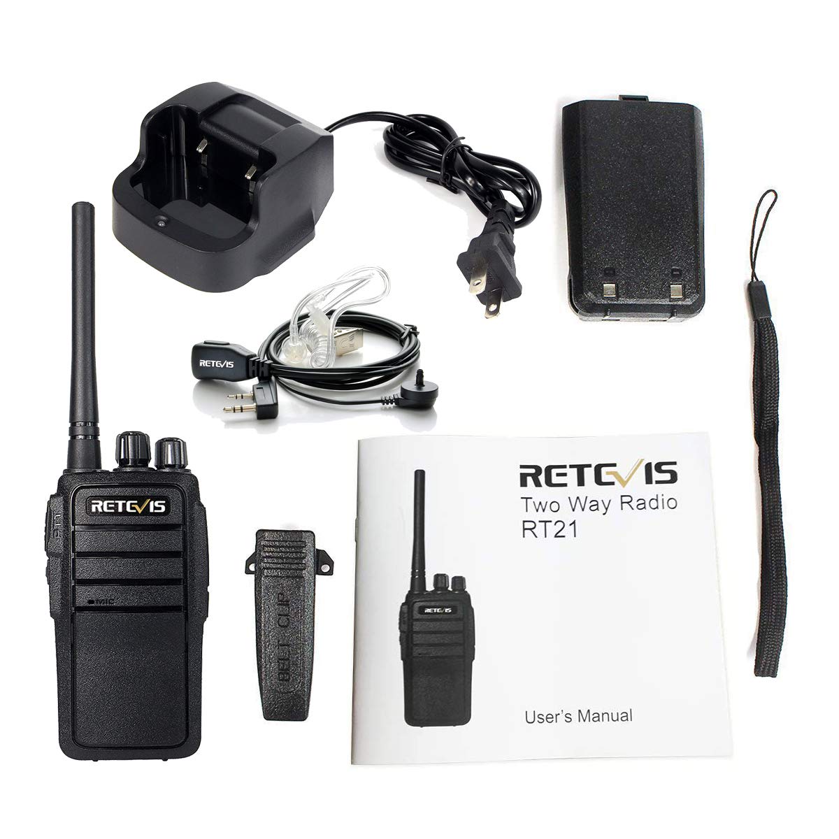 Foto 7 | Walkie Talkies Retevis Rt21, 3000 Mah, Recargables (paquete De 10) - Venta Internacional.