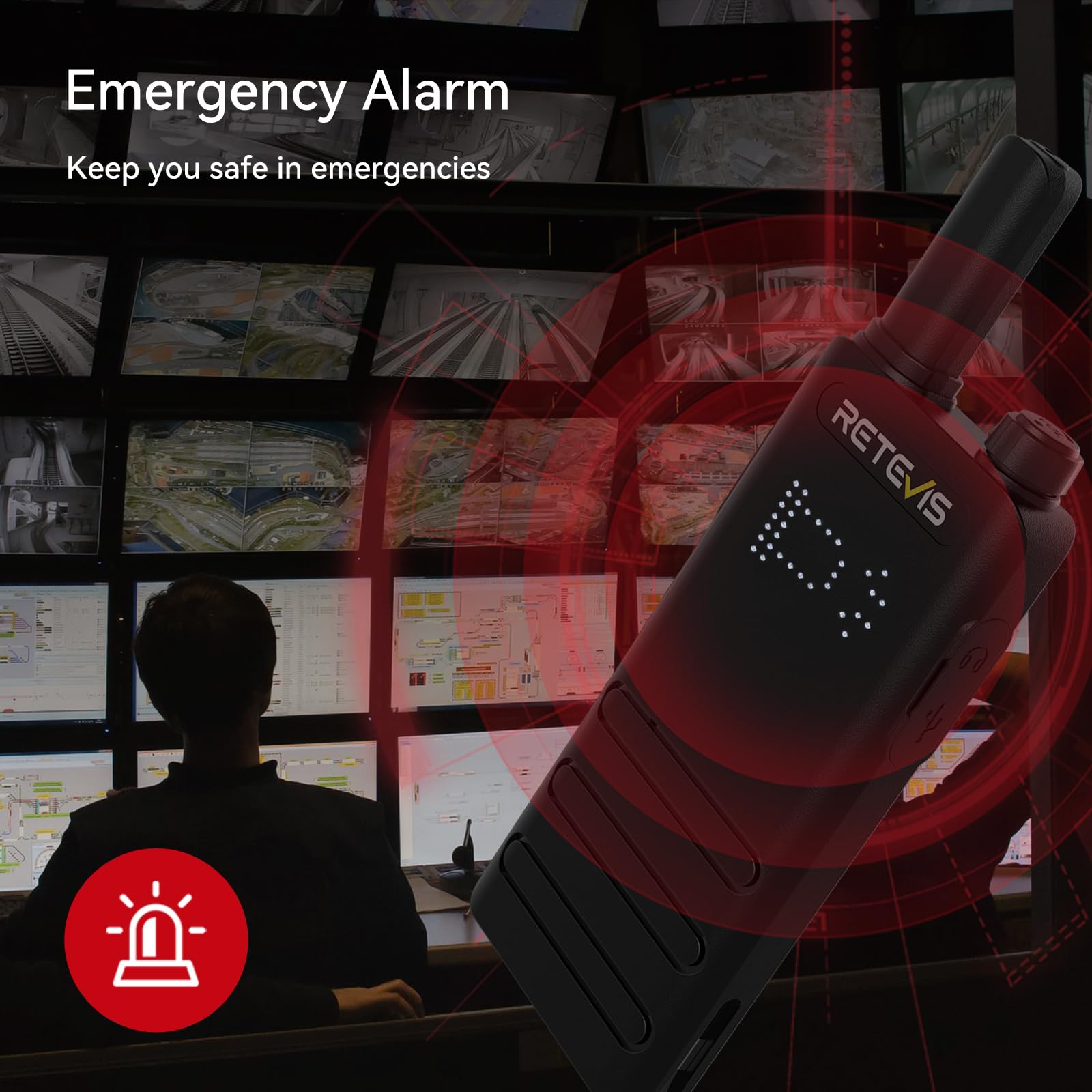 Foto 6 pulgar | Walkie Talkies Retevis B3h Pequeños Con Pantalla Led, Paquete De 10 - Venta Internacional.
