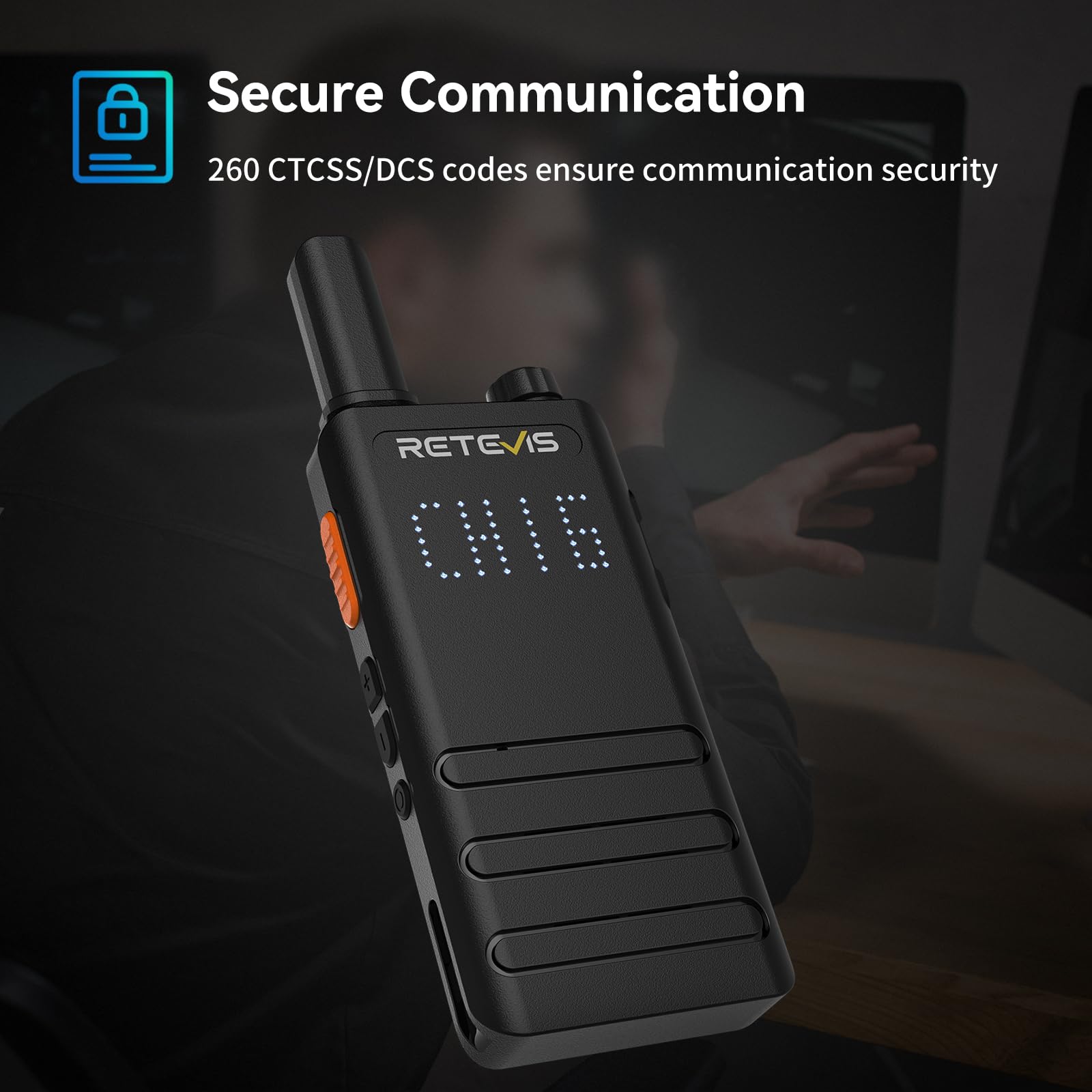 Foto 7 | Walkie Talkies Retevis B3h Pequeños Con Pantalla Led, Paquete De 10 - Venta Internacional.