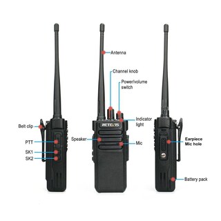 Foto 3 | Radio Bidireccional Retevis Rt29, Resistente, Largo Alcance, 3200 Mah - Venta Internacional.