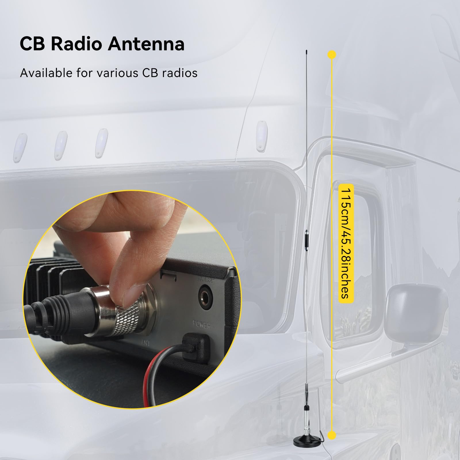 Foto 5 pulgar | Camionero Cb Radio Retevis Mb2 De 40 Canales Am/fm De Largo Alcance - Venta Internacional.