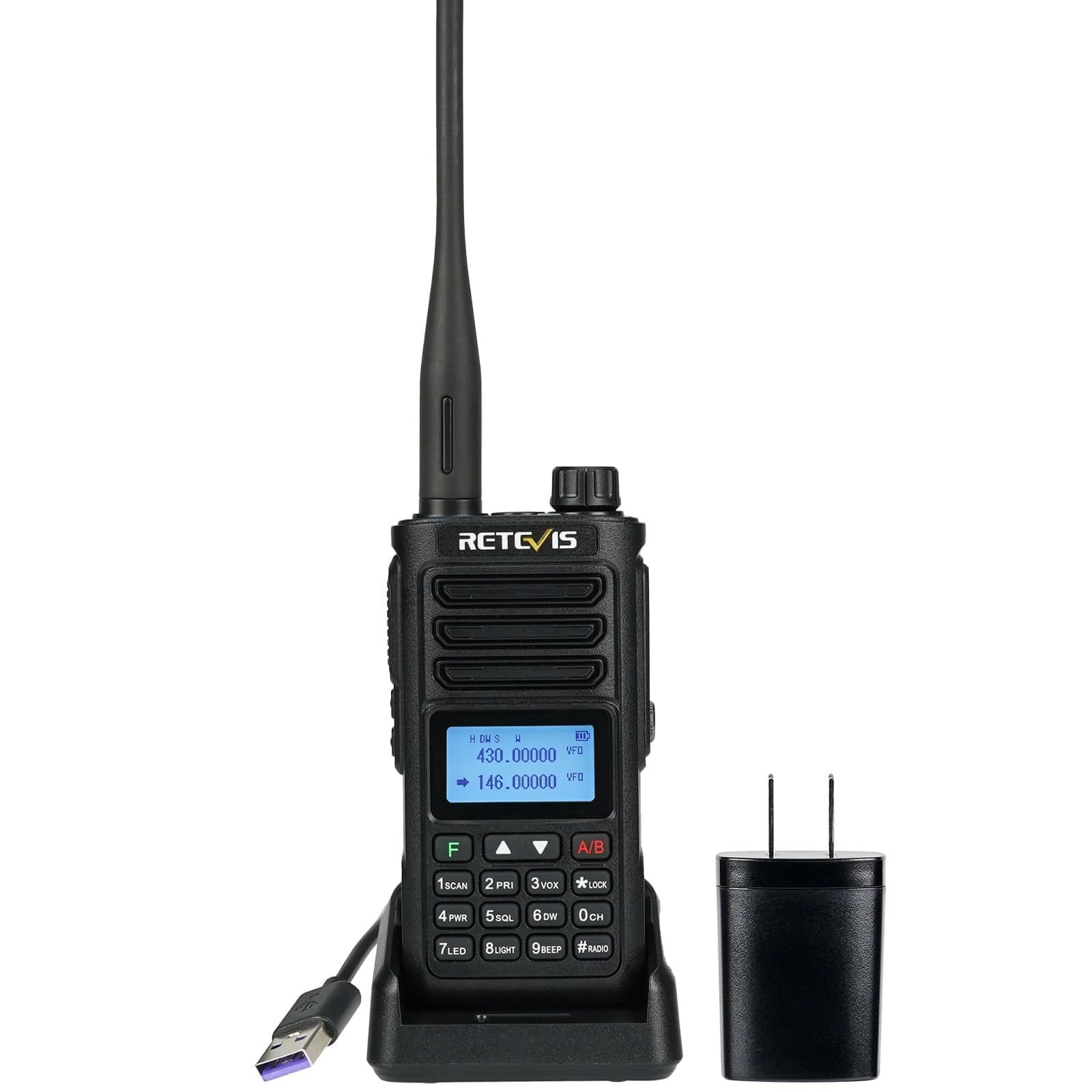 Foto 2 pulgar | Ham Radio Retevis Ra89 De Doble Banda Ip68, Resistente Al Agua, 2500 Mah - Venta Internacional.