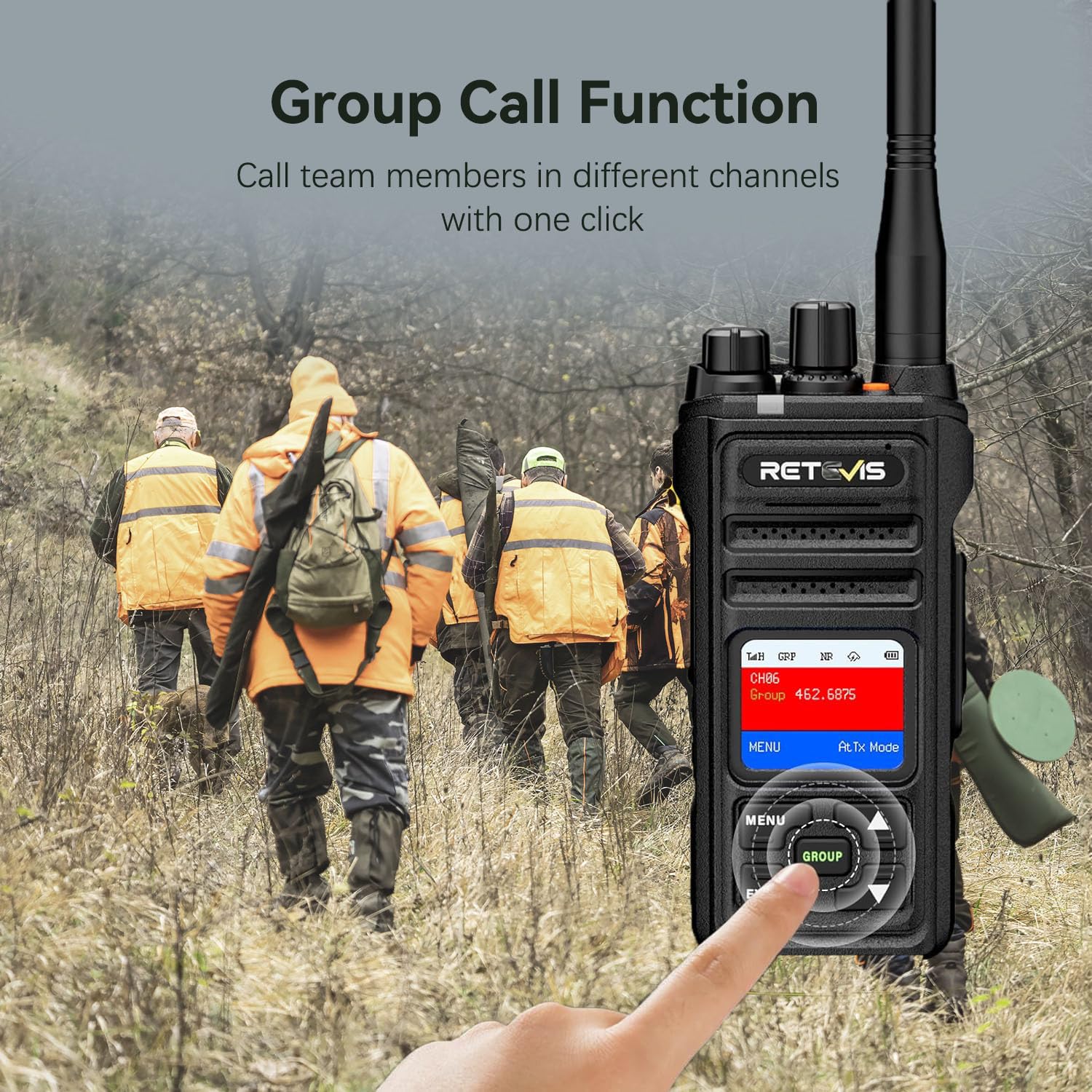 Foto 4 pulgar | Radio Bidireccional Retevis Nr30s Gmrs De Largo Alcance Ip67 2800 Mah - Venta Internacional.