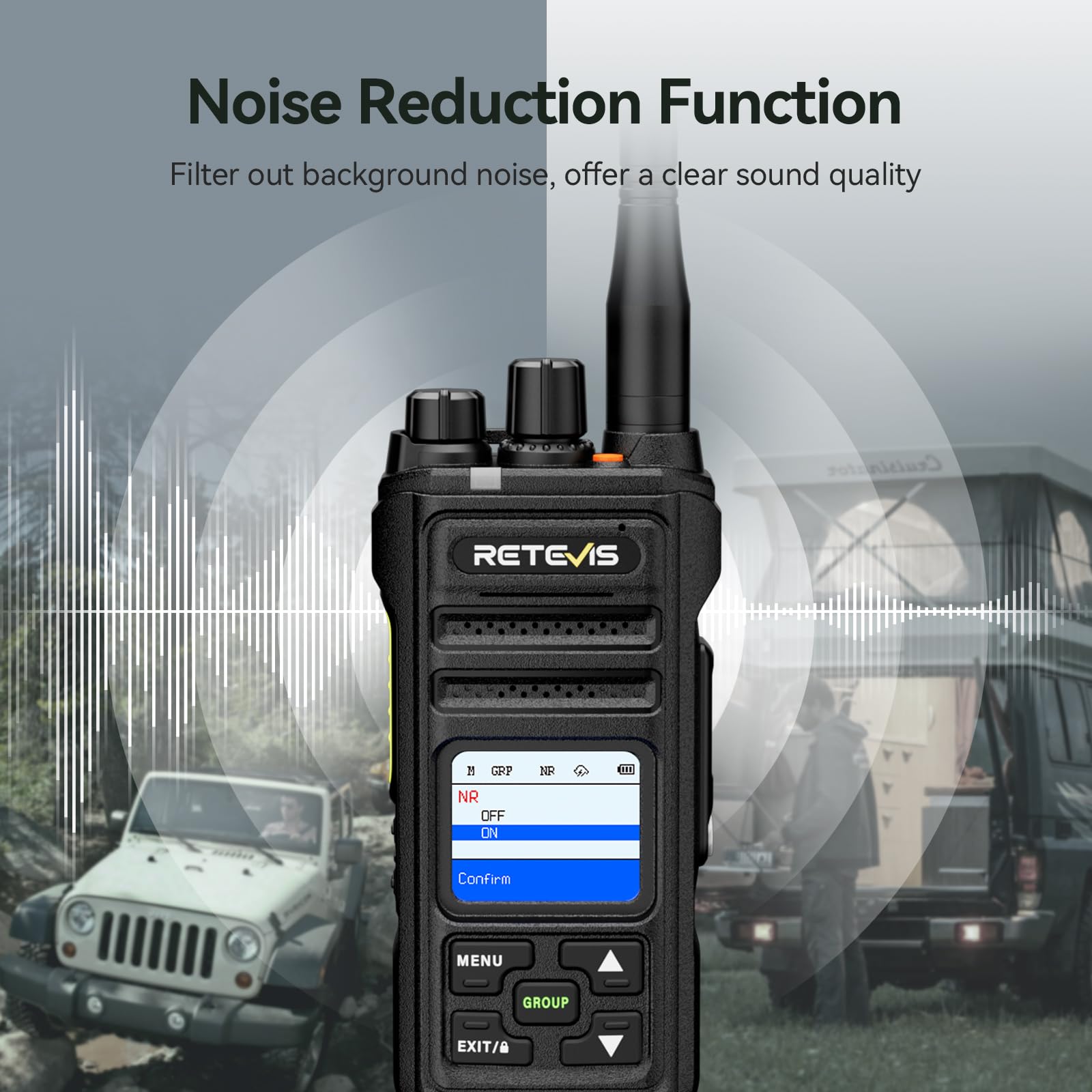 Foto 4 | Radio Bidireccional Retevis Nr30s Gmrs De Largo Alcance Ip67 2800 Mah - Venta Internacional.