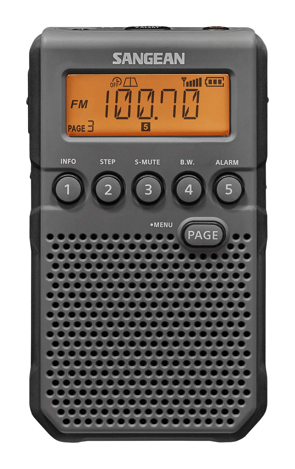 Foto 2 pulgar | Pocket Radio Sangean Dt-800bk Am/fm/noaa - Alerta Meteorológica, Color Negro - Venta Internacional.