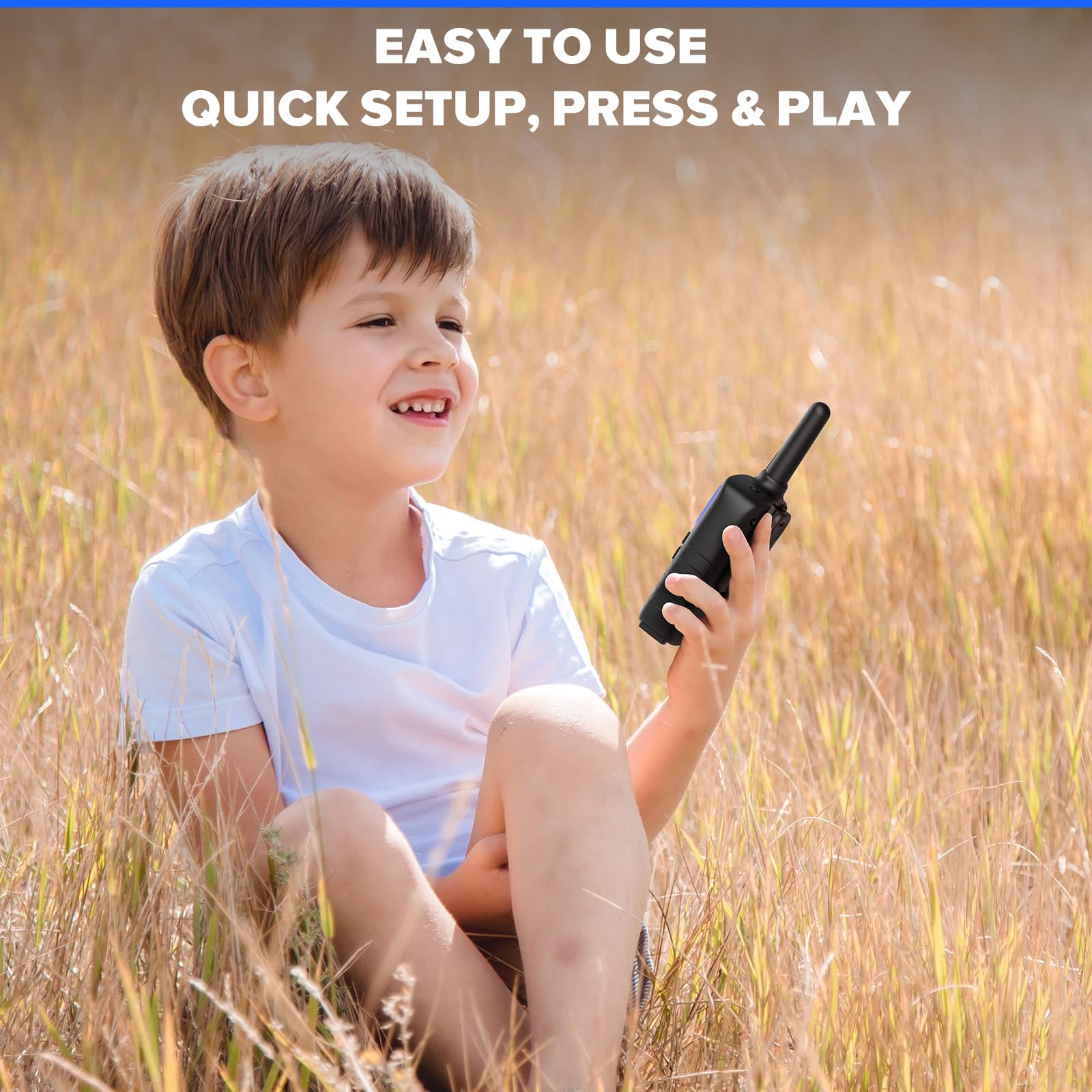 Foto 7 pulgar | Walkie Talkies Wishouse M9 Recargables De Largo Alcance, Paquete De 4 - Venta Internacional.