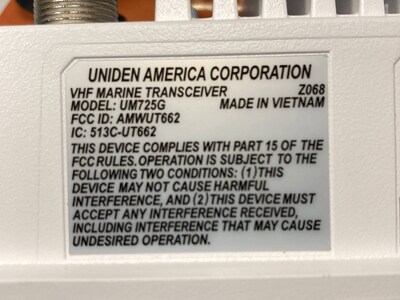 Foto 2 | Radio Vhf Marina Uniden Um725g En Todos Los Ee. Uu., Canadá, Internacional Ch. - Venta Internacional.