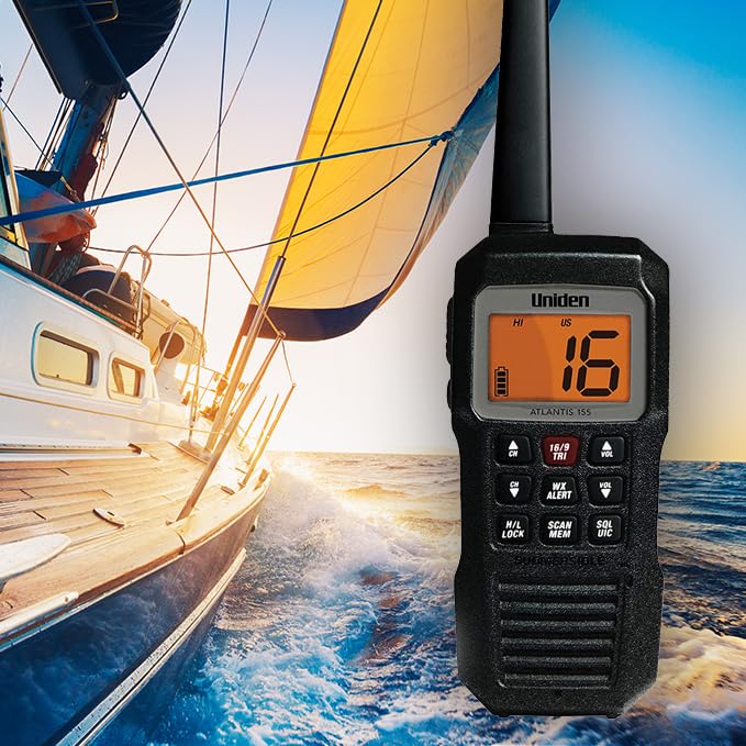 Foto 7 pulgar | Radio Marina Portátil Vhf Bidireccional Uniden Atlantis 155 - Venta Internacional.