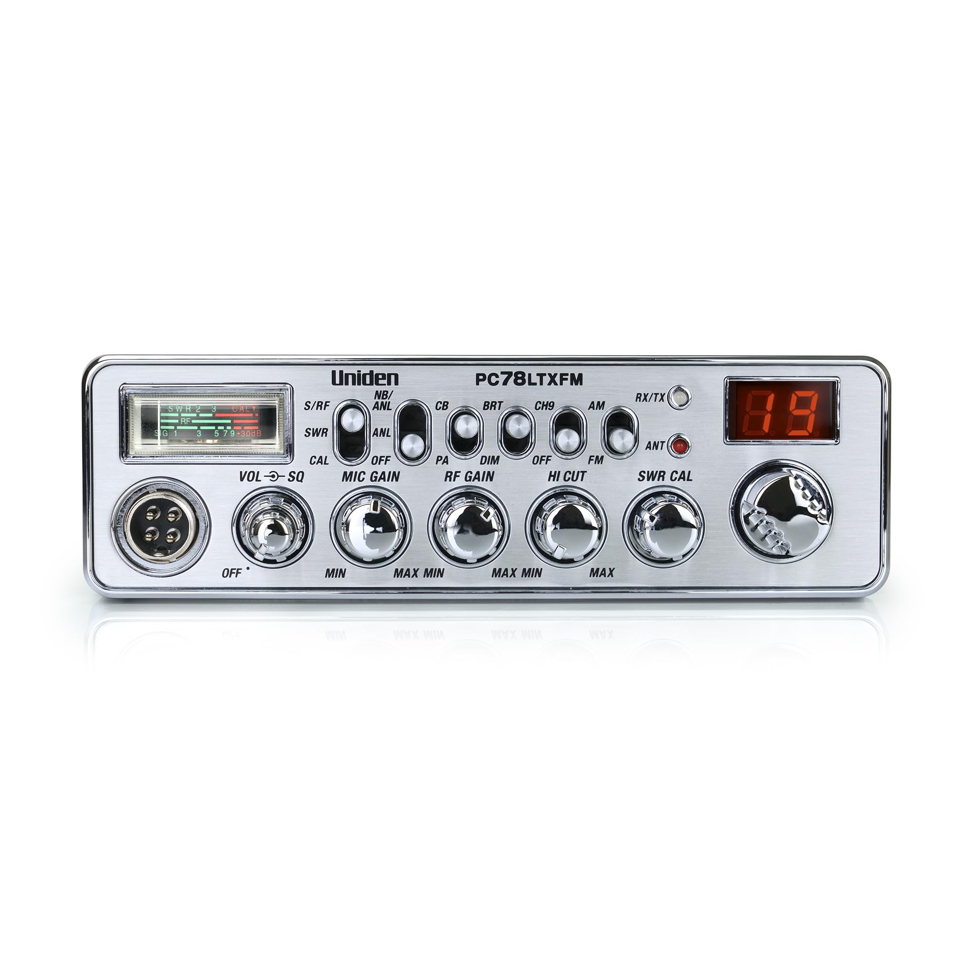 Foto 2 | Radio Cb Uniden Pc78ltxfm Profesional De 40 Canales Am/fm Con Medidor De Roe - Venta Internacional.