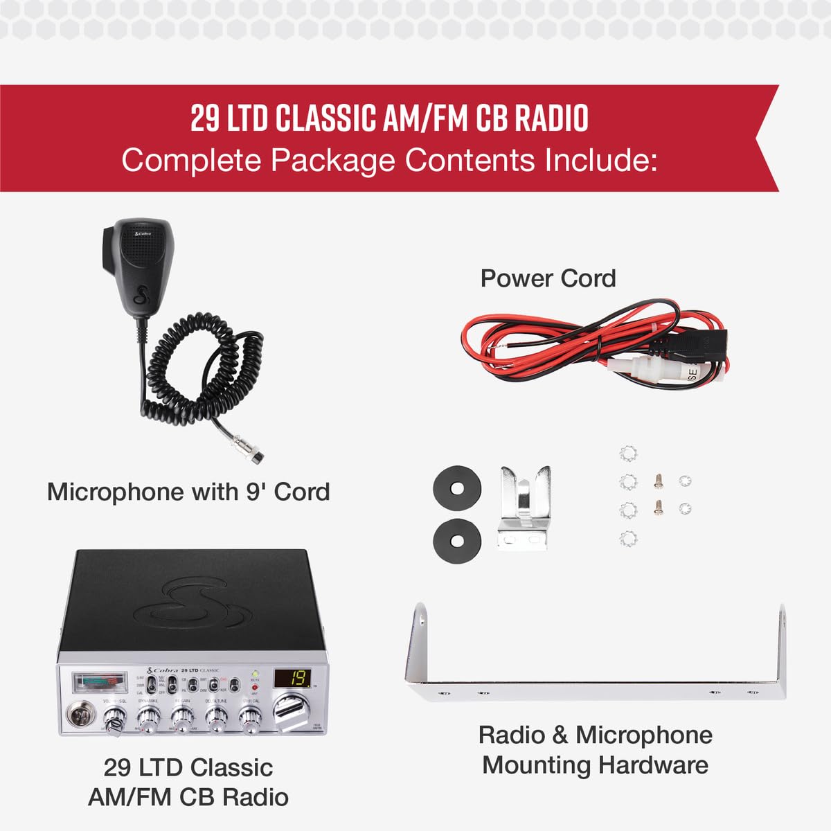 Foto 7 pulgar | Cb Radio Cobra 29 Ltd Classic Am/fm Con Salida De 4 W Y 40 Canales - Venta Internacional.