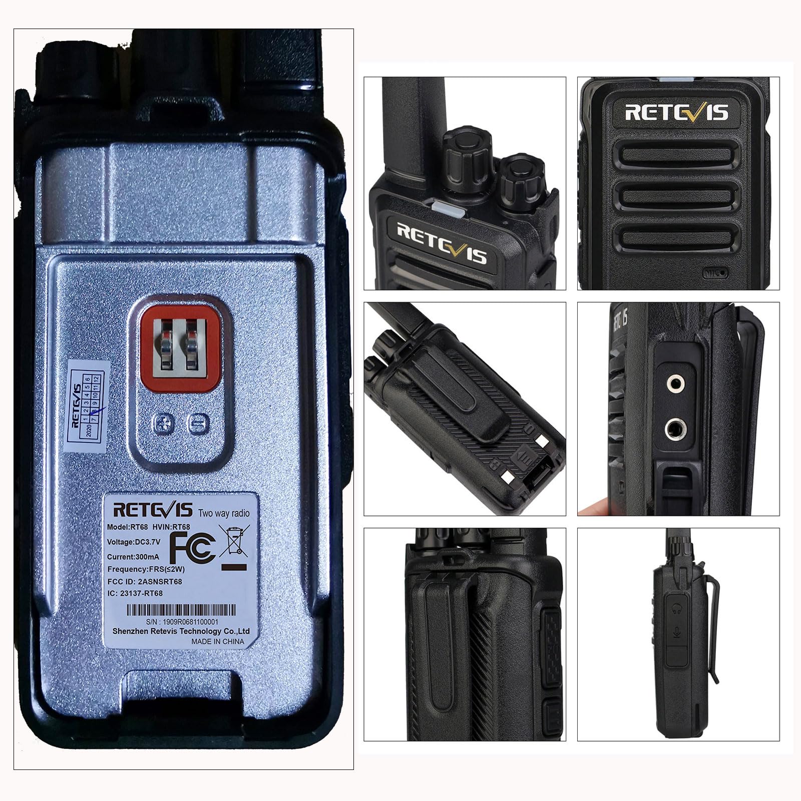 Foto 7 | Walkie Talkies Retevis Rt68 Recargables De Largo Alcance, Paquete De 20 - Venta Internacional.