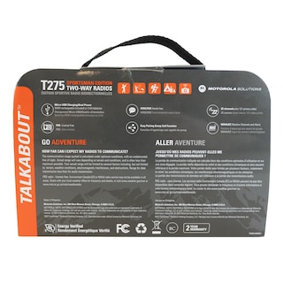 Foto 5 | Radios Bidireccionales Motorola Solutions T275 Talkabout De 22 Canales - Venta Internacional.