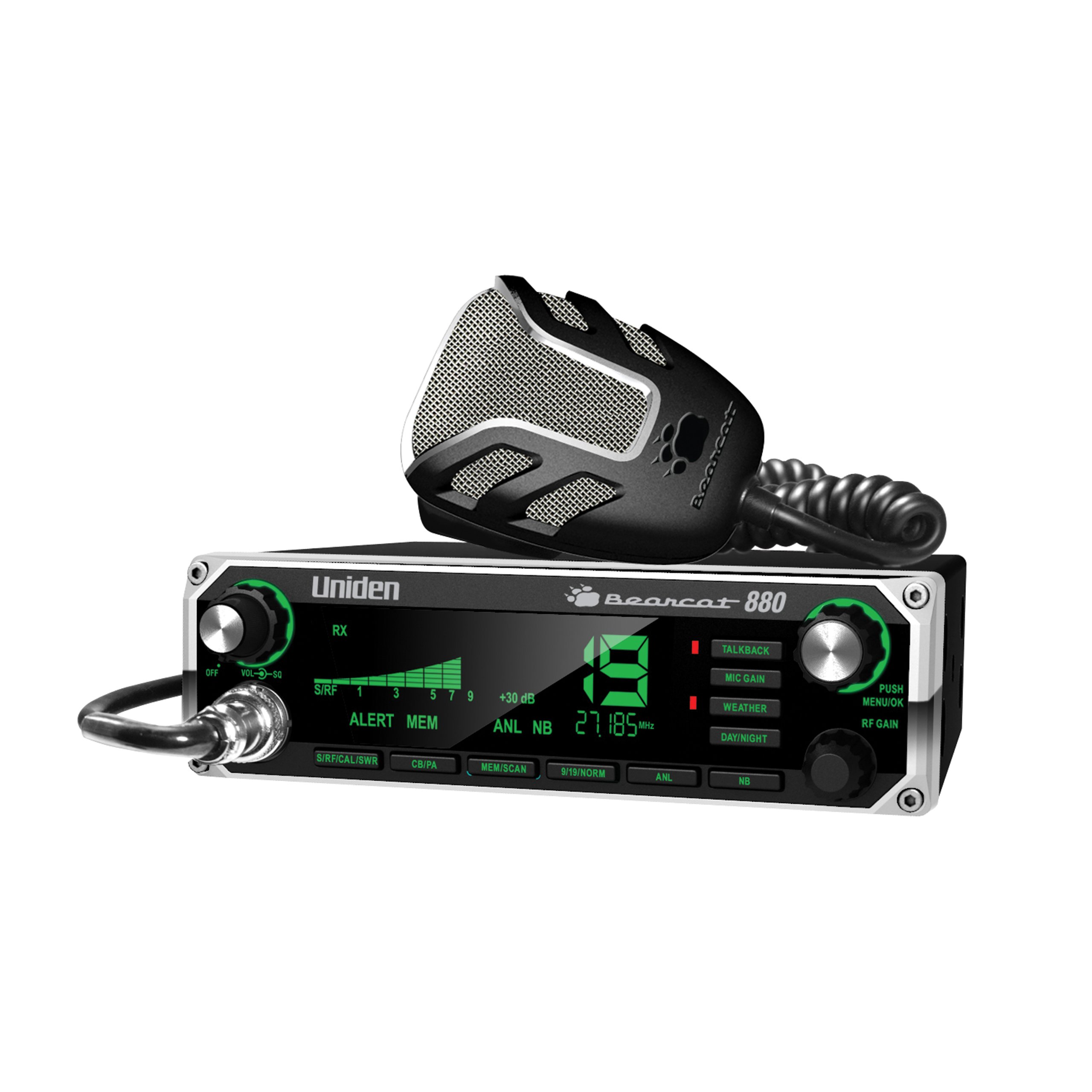 Foto 1 | Pantalla Lcd Cb Uniden Bearcat 880 De 40 Canales Y 7 Colores - Venta Internacional.