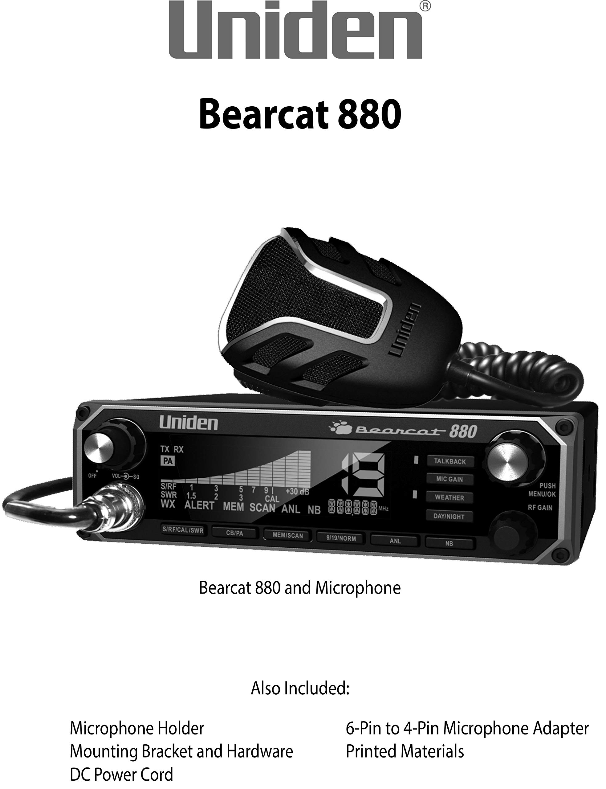 Foto 4 pulgar | Pantalla Lcd Cb Uniden Bearcat 880 De 40 Canales Y 7 Colores - Venta Internacional.