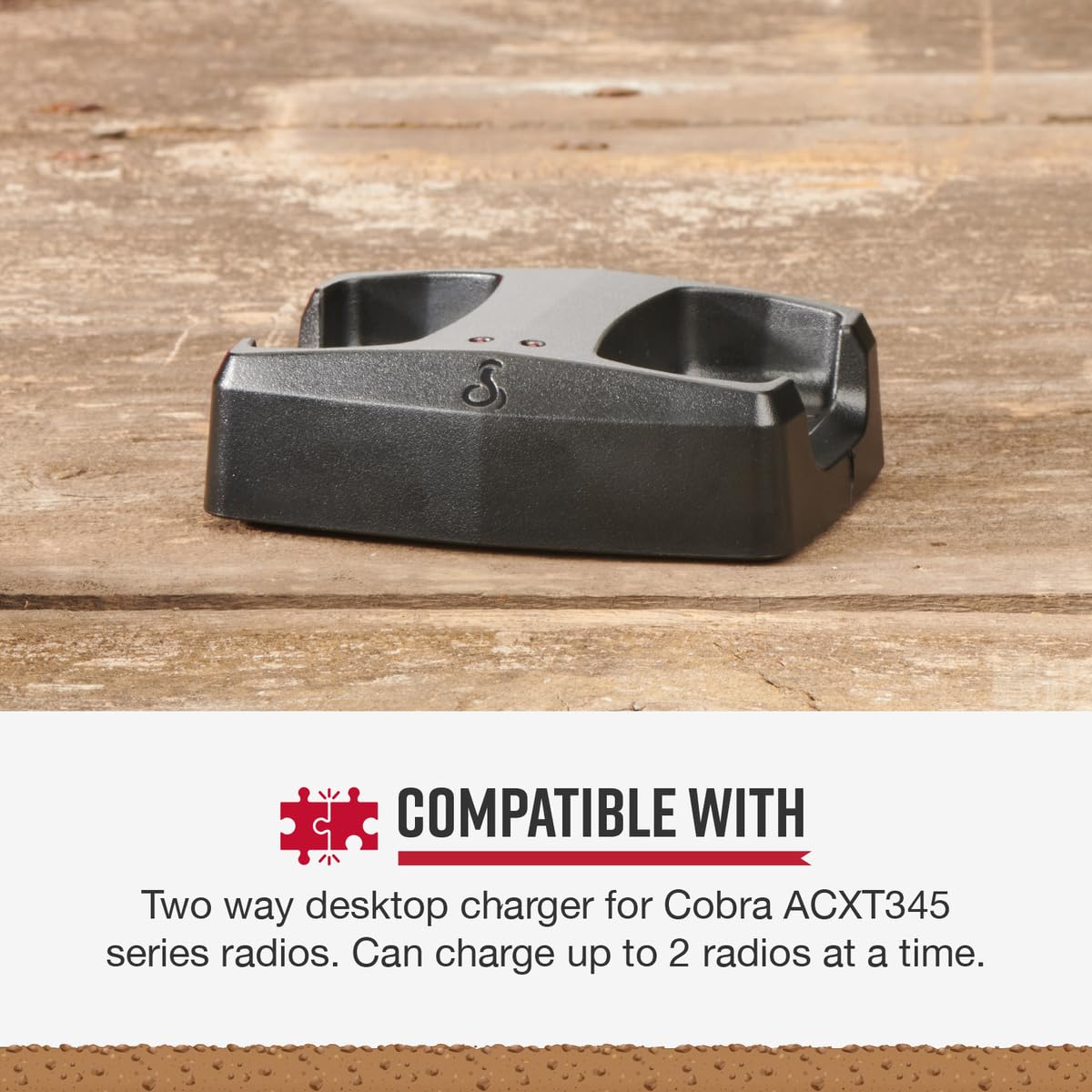 Foto 4 | Estación De Carga Cobra Acxt 300 Dock Para 2 Walkie Talkies - Venta Internacional.