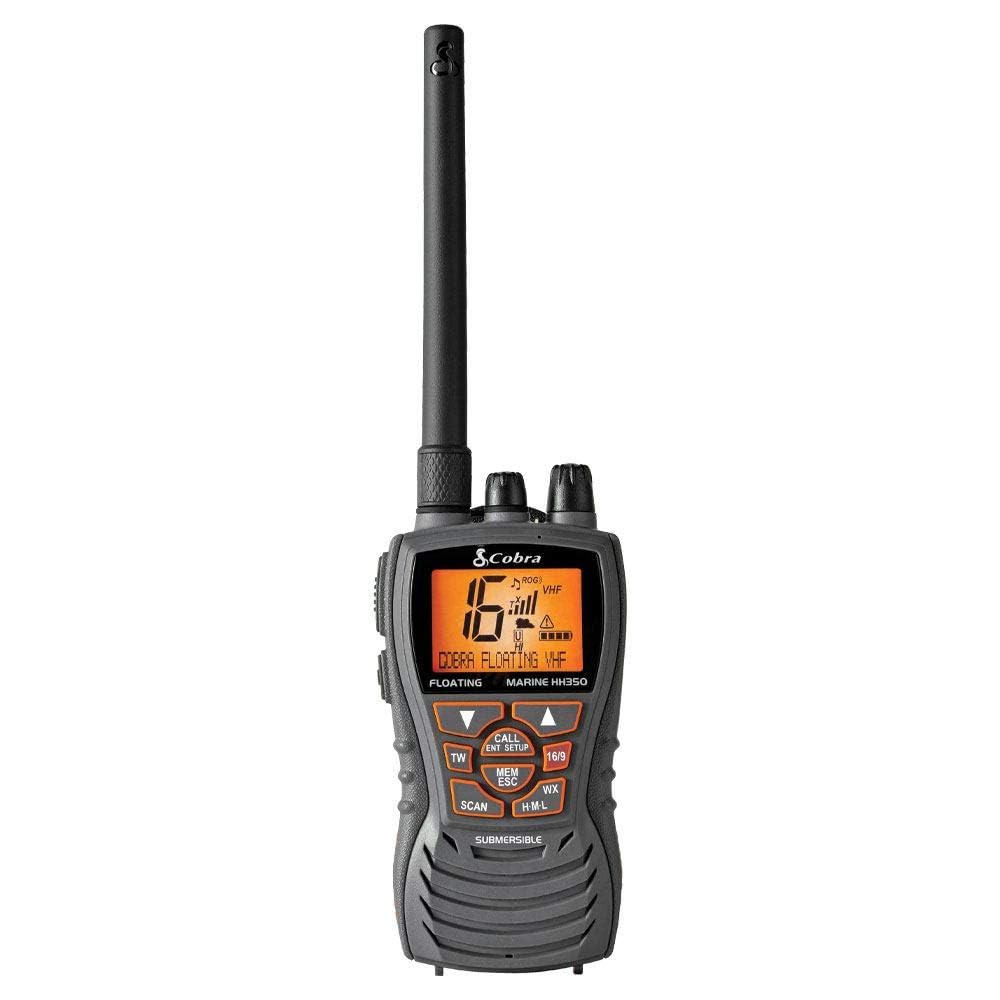 Foto 2 pulgar | Radio Vhf Flotante Portátil Cobra Mr Hh350 Flt 6w Gris - Venta Internacional.