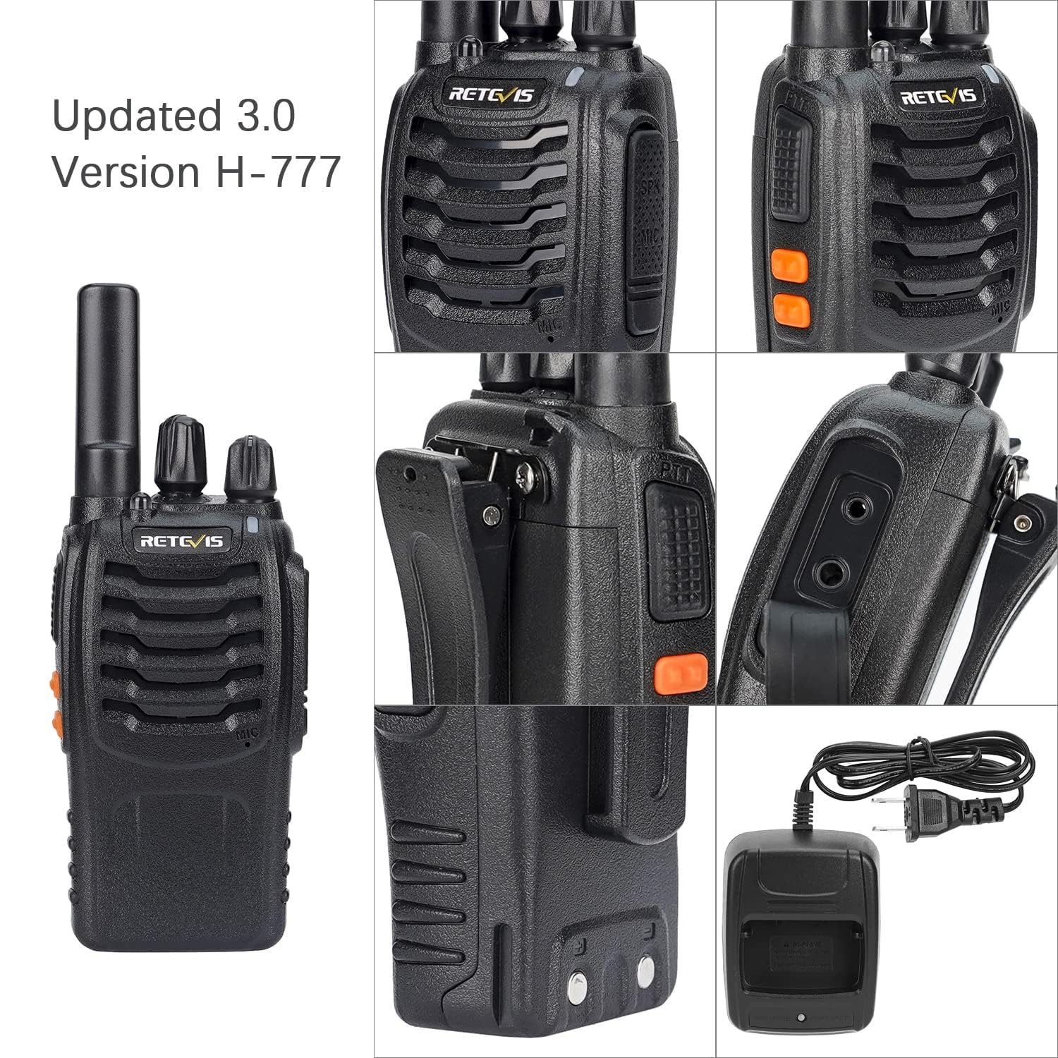 Foto 7 pulgar | Walkie Talkies Retevis H-777 Recargables De Largo Alcance, Paquete De 6 - Venta Internacional.