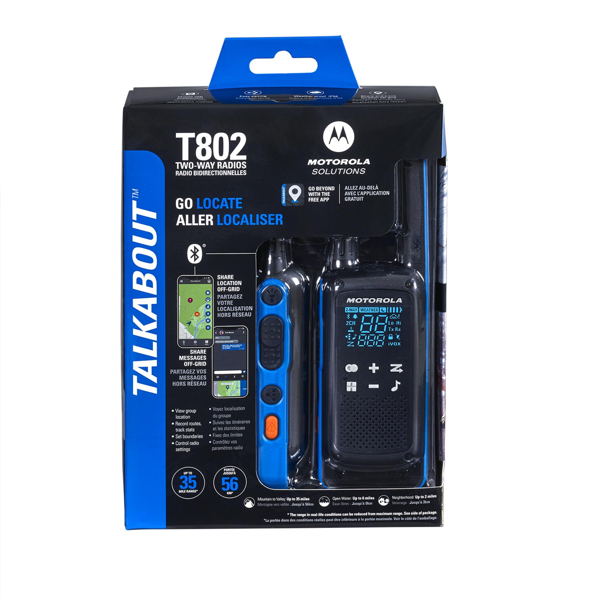 Foto 4 pulgar | Radios Bidireccionales Motorola Solutions T802 Talkabout 35 Mile - Venta Internacional.