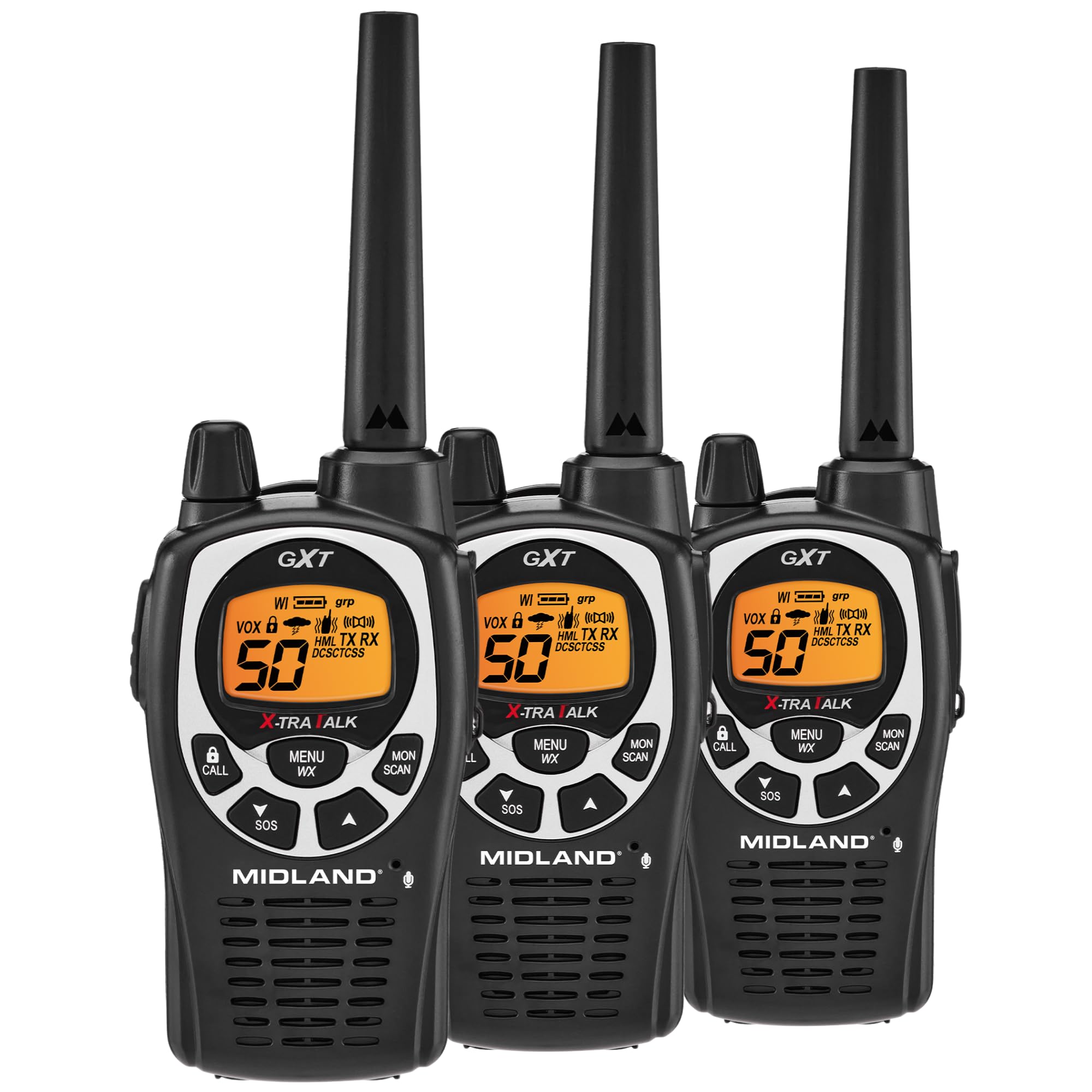 Foto 2 pulgar | Walkie Talkie Midland Gxt1000x3vp4 Radio Gmrs De 50 Canales - Venta Internacional.