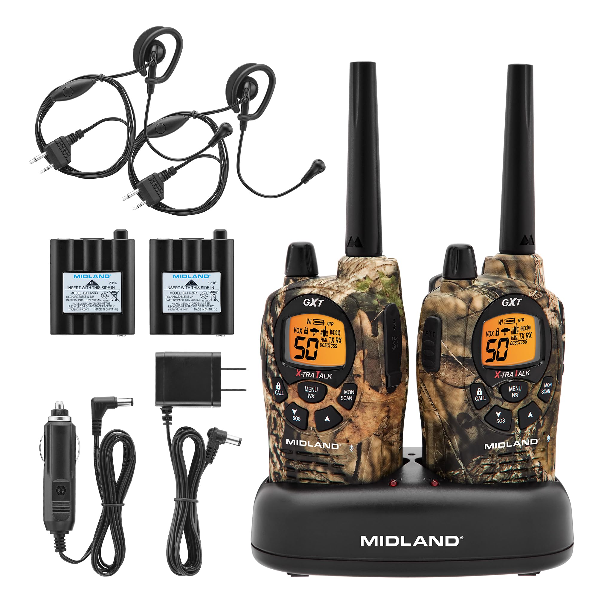 Foto 2 pulgar | Walkie Talkies Midland Gxt1050vp4 De Largo Alcance, 36 Millas, Paquete De 2 - Venta Internacional.