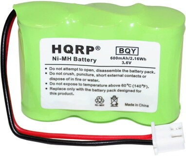 Foto 3 | Batería Hqrp Recargable De 3,6 V 600 Mah Para C Crane Cc Observer - Venta Internacional.