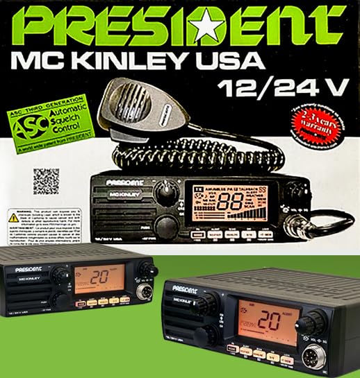 Foto 3 pulgar | Presidente De Cb Radio Mckinley Am/ssb 40 Canales 12/24 V Con Alertas De La Noaa - Venta Internacional.