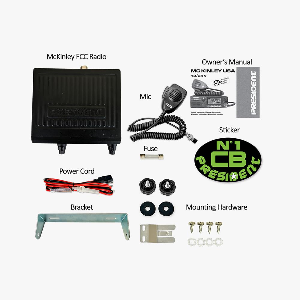 Foto 7 | Presidente De Cb Radio Mckinley Am/ssb 40 Canales 12/24 V Con Alertas De La Noaa - Venta Internacional.