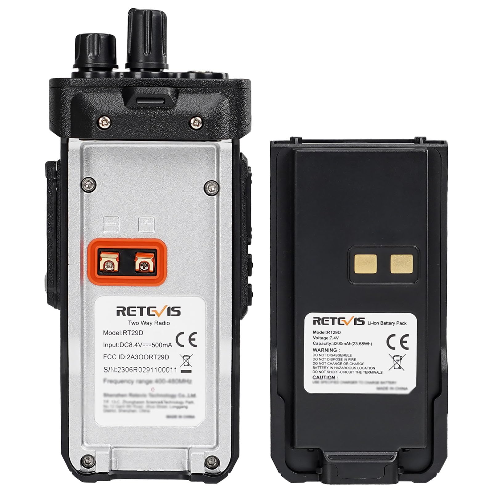 Foto 7 | Radio Bidireccional Retevis Rt29d Dmr Con Cargador Impermeable, Paquete De 6 - Venta Internacional.