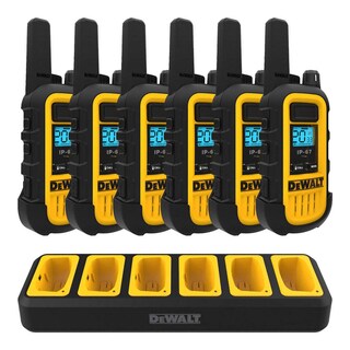 Foto 1 | Walkie Talkies Dewalt Dxfrs300 1 W Impermeable Paquete De 6 Con Cargador - Venta Internacional.