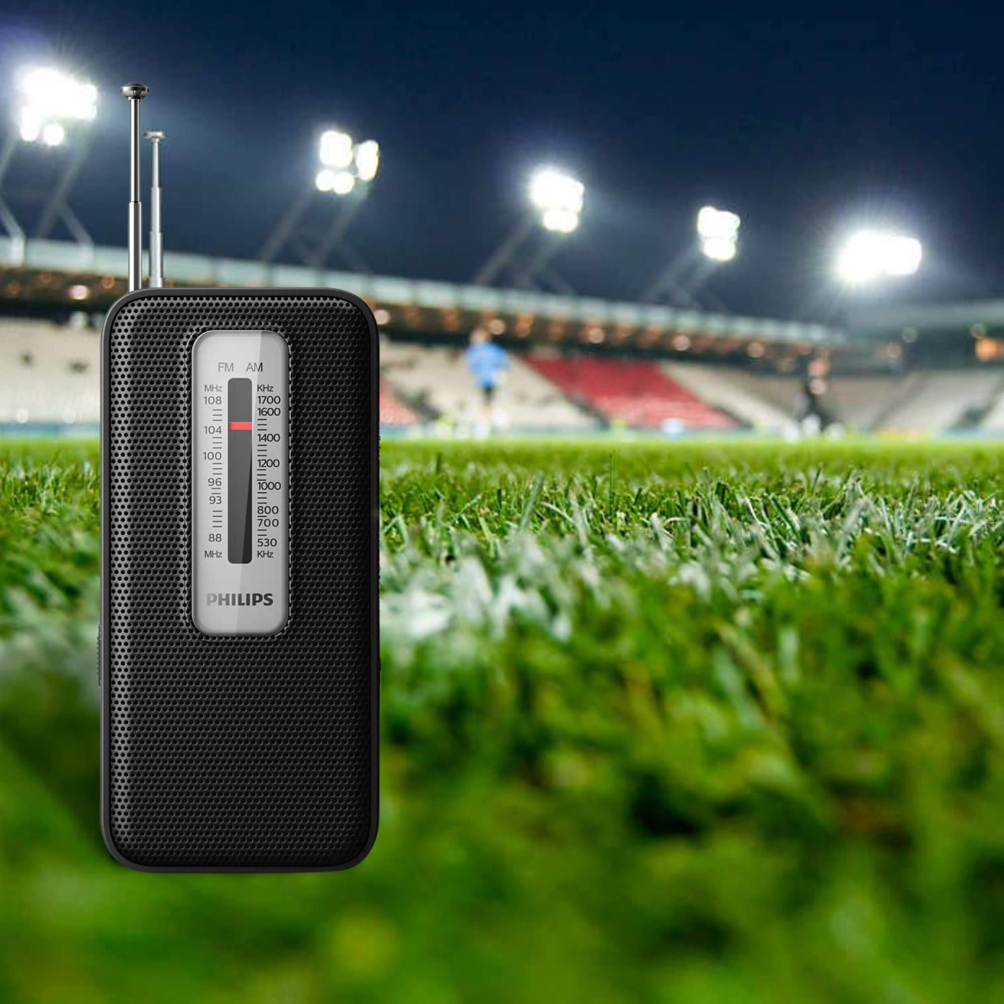 Foto 4 | Radio De Bolsillo Philips Am/fm Que Funciona Con Pilas Y Auriculares - Venta Internacional.