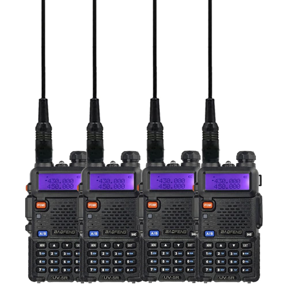 Foto 1 | Radio Bidireccional Baofeng Uv-5r  Radioaficionado Portátil (paquete De 4  Negro) - Venta Internacional.