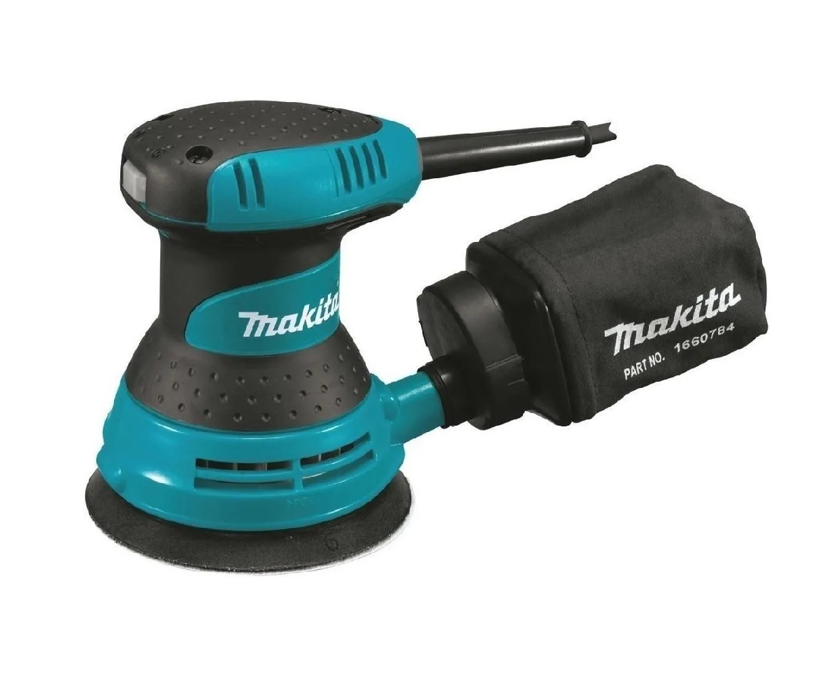 Lijadora Roto Orbital Makita BO5030 color Azul con Sistema Velcro 300 W 110 V