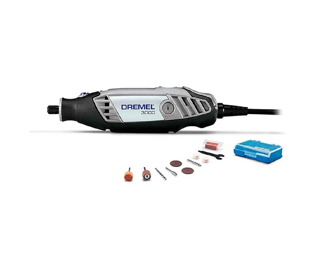 Mototool Dremel 3000 130w Velocidad Variable + 10 Accesorios