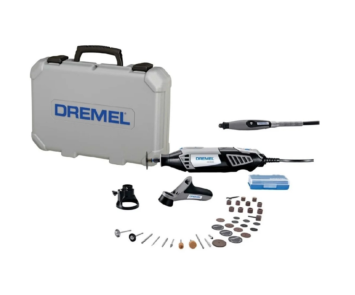 Foto 2 pulgar | Dremel 4000 Mototool 175W + Eje Flexible + 36 Accesorios color Gris