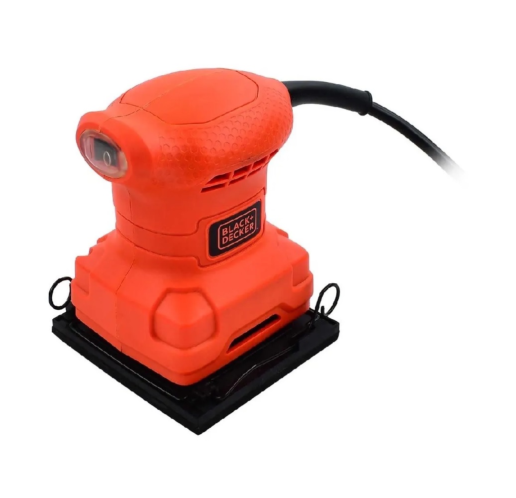 Lijadora Orbital Black & Decker BS200-B3 1/4 de Hoja 14000 Opm