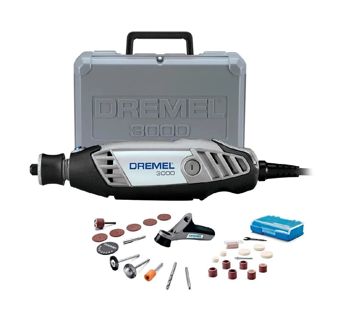 Multipro Dremel 3000 130w con 26 Accesorios y Aditamento