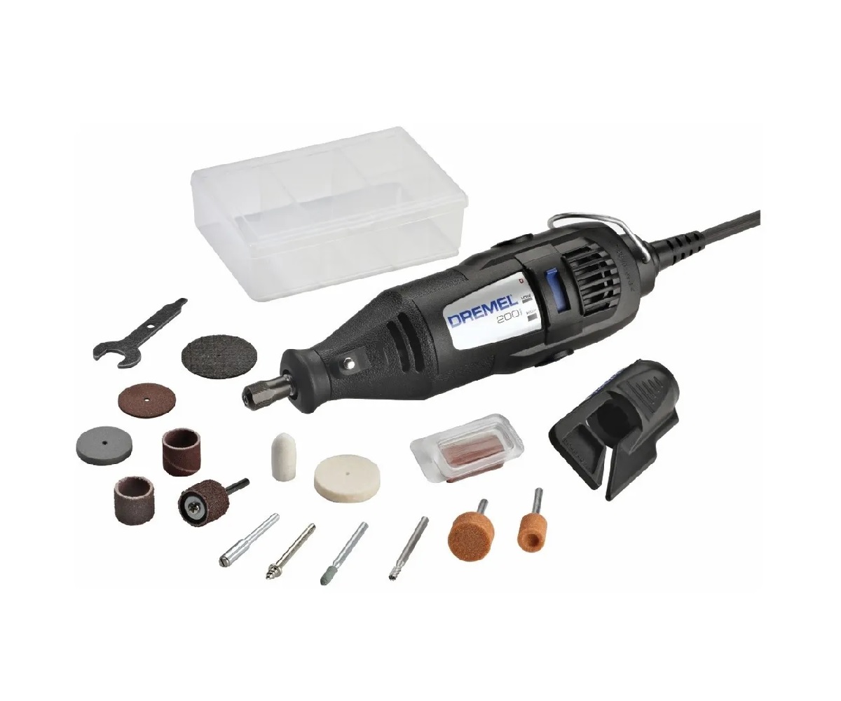 Mototool Dremel 200-1/15 + 15 Accesorios + Aditamento