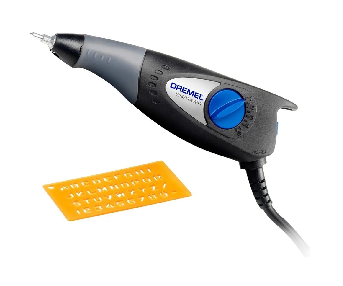 Grabador Eléctrico Dremel 290 127V Con Plantilla color Negro